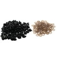 thumbnail image 1 of 100 piezas de de seguridad de plástico para muñeco de oso de peluche, fabricación de , manualidades, tornillos de bricolaje Negro Hugo Nariz del triángulo de la muñeca, 1 of 9