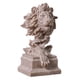 thumbnail image 5 of Estatua de cabeza de león, figura artística de león, escultura decorativa de animal, adorno de escritorio Color arenisca, 5 of 9