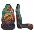 thumbnail image 3 of Sikiie Colorful Owl Forest Car Seat Protector 2 Pack Car Seat Cushion Mat, Car Seat Covers for SUV, Truck, Van, 3 of 7