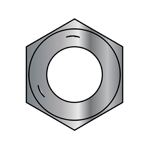 3/8-16 Coarse Thread Finished Hex Nut Grade 5 Galvanized (Pack Qty 2,000) BC-37NF5G