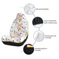 thumbnail image 4 of Uemuo Geometric Spots Pattern Car Seat Covers for Front Seats Waterproof Seat Covers for Cars, Universal Auto Front Seats Protector Fits for Car-2 PCS, 4 of 6