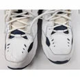 thumbnail image 4 of New Balance 608 Men's US 11.5 Trainer Shoes White Navy Leather Athletic Sneakers, 4 of 6