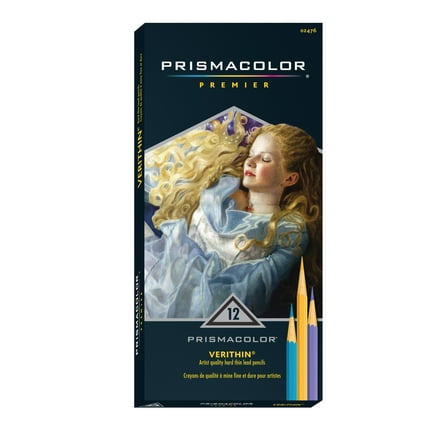 Prismacolor Verithin Colored Pencil Set, 12-Colors