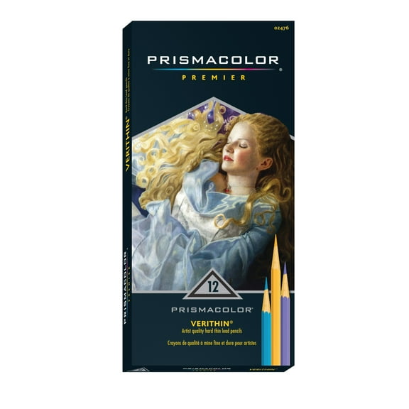 Prismacolor Verithin Colored Pencil Set, 12-Colors