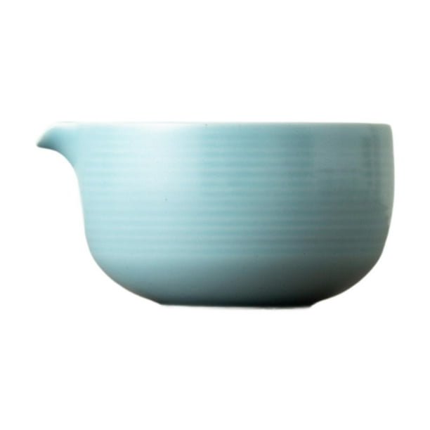 Cuenco de Matcha, Utensilios de Cerámica para la Ceremonia del Té Japonés, Cuenco de Té Hecho a Mano, Matcha Azul