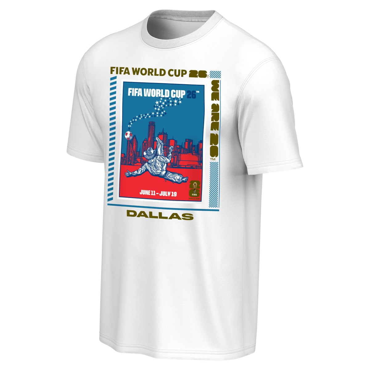FIFA World Cup 2026 Men's Host City Poster Tee - Houston - Walmart.com