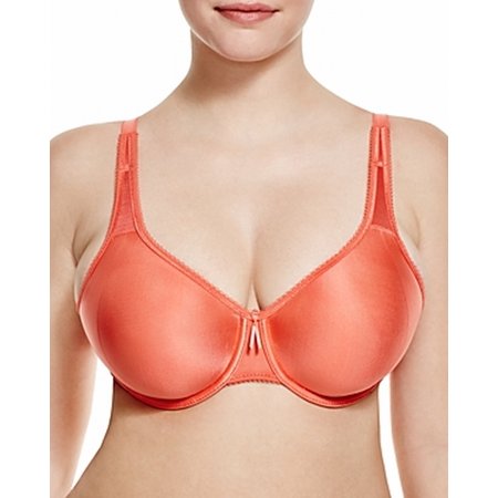 Wacoal NEW Orange Coral Women's Size 38C Balconettes Solid Underwire Bra