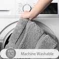 thumbnail image 5 of Softlife Bathroom Rug Soft Absorbent Microfiber Bathroom Rugs Washable Bath Mat,24"x36",Gray, 5 of 6