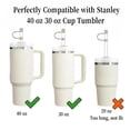thumbnail image 2 of Juego de pajitas de vidrio de repuesto Cusfele para vaso Stanley de 1,2 m, 2 of 6