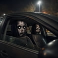 thumbnail image 4 of Ghost Face Headrest Covers, 2 Pcs Scary Headrest Covers for Cars | Spooky Creepy Halloween Auto Head Rest Protector with Ghost Face Mask Design for All Car - D, 4 of 5