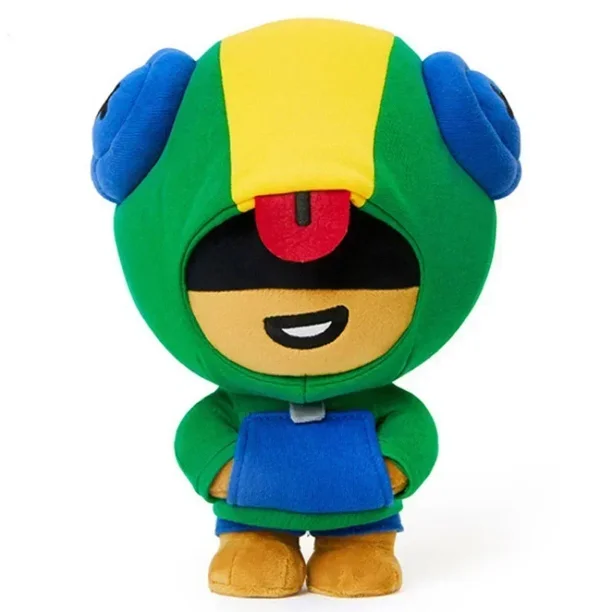 Peluche de Brawls Spike Leon Shelly Clot Poco, juguetes, almohadas, muñecos, personajes de estrellas del juego para niños, regalos de cumpleaños y Navidad para niños