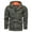 Army Green, variant on Windbreaker Men Jacket Mid-length Casual Outdoor Hooded Plus Size Jacket Spring And Clothes Dark Blue XL Windbreaker Front-Zip Jacket