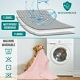 thumbnail image 4 of PetAmi Waterproof Dog Blanket, Leakproof Puppy Blanket for Medium Large Dogs, Furniture Sofa Couch Cover Protector, Fleece Pet Throw for Indoor Cat Kitten, Reversible Washable Soft Plush, 40x60 Pink, 4 of 7