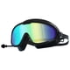 thumbnail image 2 of Gafas de natación para hombre y mujer, montura grande con tapones para los oídos. Revestimiento negro en bolsa, 2 of 9