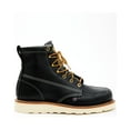 thumbnail image 3 of Thorogood Men's American Heritage 6" Made In The Usa Wedge Work Boot Black 12 EE  US, 3 of 7