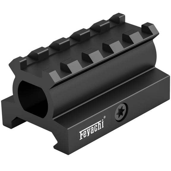 Feyachi Picatinny Riser Mount, 0.75"/0.83"/0.95" High, 5 Slots Riser Mount for Sight Scope