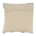 thumbnail image 4 of Fennco Styles Crackle Embroidered Cotton Decorative Throw Pillow 20" W x 20" L - Blue Textured Cushion for Home, Couch, Living Room and Office Décor, 4 of 5