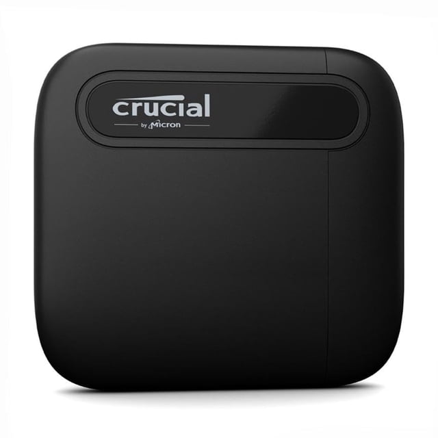 Crucial X6 1TB SSD portátil - Hasta 800MB/s - PC y Mac - Unidad de estado sólido externa USB 3.2 USB-C - CT1000X6SSD9