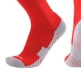 thumbnail image 4 of Purcolt Boys and Girls 1-Pair Sport Soccer Socks Stretchy Comfort Arch Support Knee Length High Towel Bottom Long Tube Football Socks Athletic Team Socks for 7-13 Years, 4 of 5