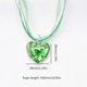 thumbnail image 3 of Glaze Rose Heart Pendant Collar Necklace Temperament Choker Necklaces Fashion Jewelry Clavicle Chain for Women Girls, 3 of 4
