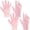 pink, variant on Yvsxxv 2 Pairs Skin Color Reusable Silicone Hand Moisturizing Gloves Gloves & Mittens Daily Hand Care Accessories for Home Use
