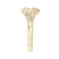 thumbnail image 3 of ANGARA Natural Nature Inspired Diamond Leaf and Vine Ring in 14K Yellow Gold for Women (Size-1.3mm| Color-K| Clarity-I3) | April Birthstone, Anniversary, Jewelry Gift for Women | Natural Diamond Ring, 3 of 9