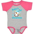 thumbnail image 3 of Inktastic Baby's 1st Christmas with Cute Penguin and Snowflakes Boys or Girls Baby Bodysuit, 3 of 5
