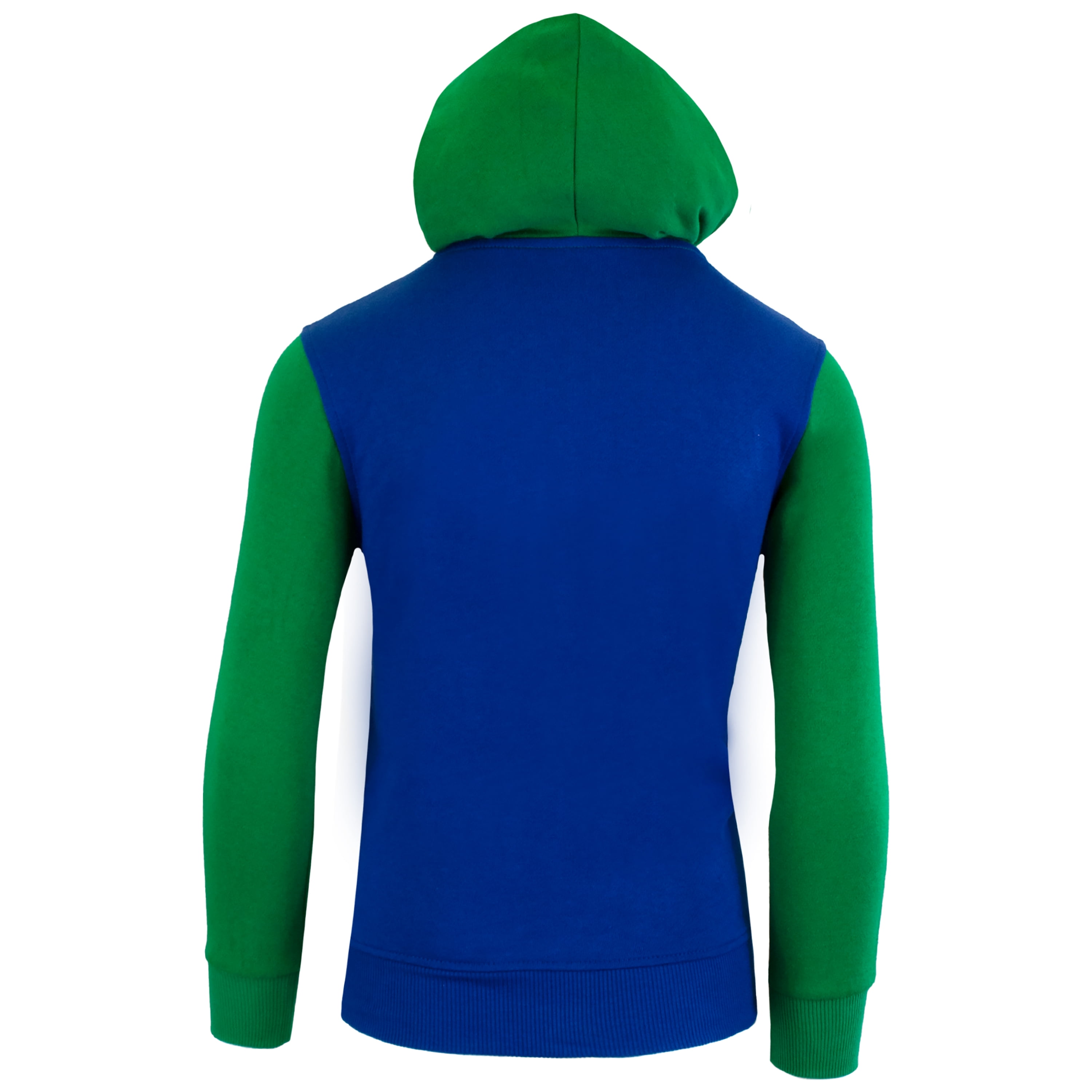 Nintendo Kids Hoodie Super Mario Bros. Boys Costume Luigi Zip Up Sweatshirt Size 4 16 Walmart