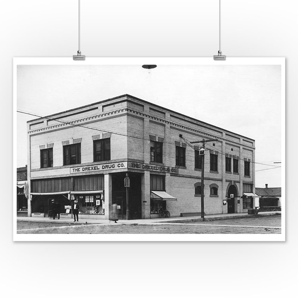 Vale, Oregon Town View of Nelson Block Photograph (12x18 Art Print