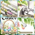 thumbnail image 4 of Colorful Easter Eggs Happy Easter Banner Cute Bunny Easter Display Floral Design Spring Theme Easter Backdrop for Easter Party Spring Celebration Family Gathering, 4 of 9
