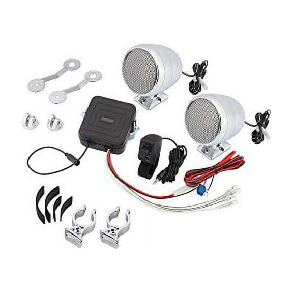 Show Chrome Accessories Motorcycle Sound System (Chrome)