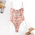 thumbnail image 1 of Lencería de peluche para mujer, ropa interior Sexy, corsé erótico, ropa de dormir de malla de encaje, pijama sexy de una pieza con correa bordada Tan Jianjun unisex, 1 of 1