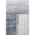 thumbnail image 5 of Pasargad Home Transitional 124" x 173" Hand-Knotted Wool Area Rug in Silver/Blue, 5 of 5