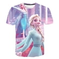 thumbnail image 1 of Camisetas de Frozen 2 para niñas, camisetas de dibujos animados para niñas, camisetas, ropa para niños, ropa para niños, camisetas gráficas de Elsa Anna, disfraces 6T Gao Jinjia LED, 1 of 2