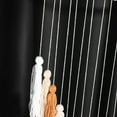 thumbnail image 6 of Macrame Wall Hanging-Large Macrame Wall Hanging with Wood Beads-Bohemian Wall Decor for Bedroom and Living Room Brown, 6 of 8