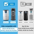 thumbnail image 2 of Filtro de repuesto iSingo HP102 compatible con Shark HP102 2Pk, 2 of 8