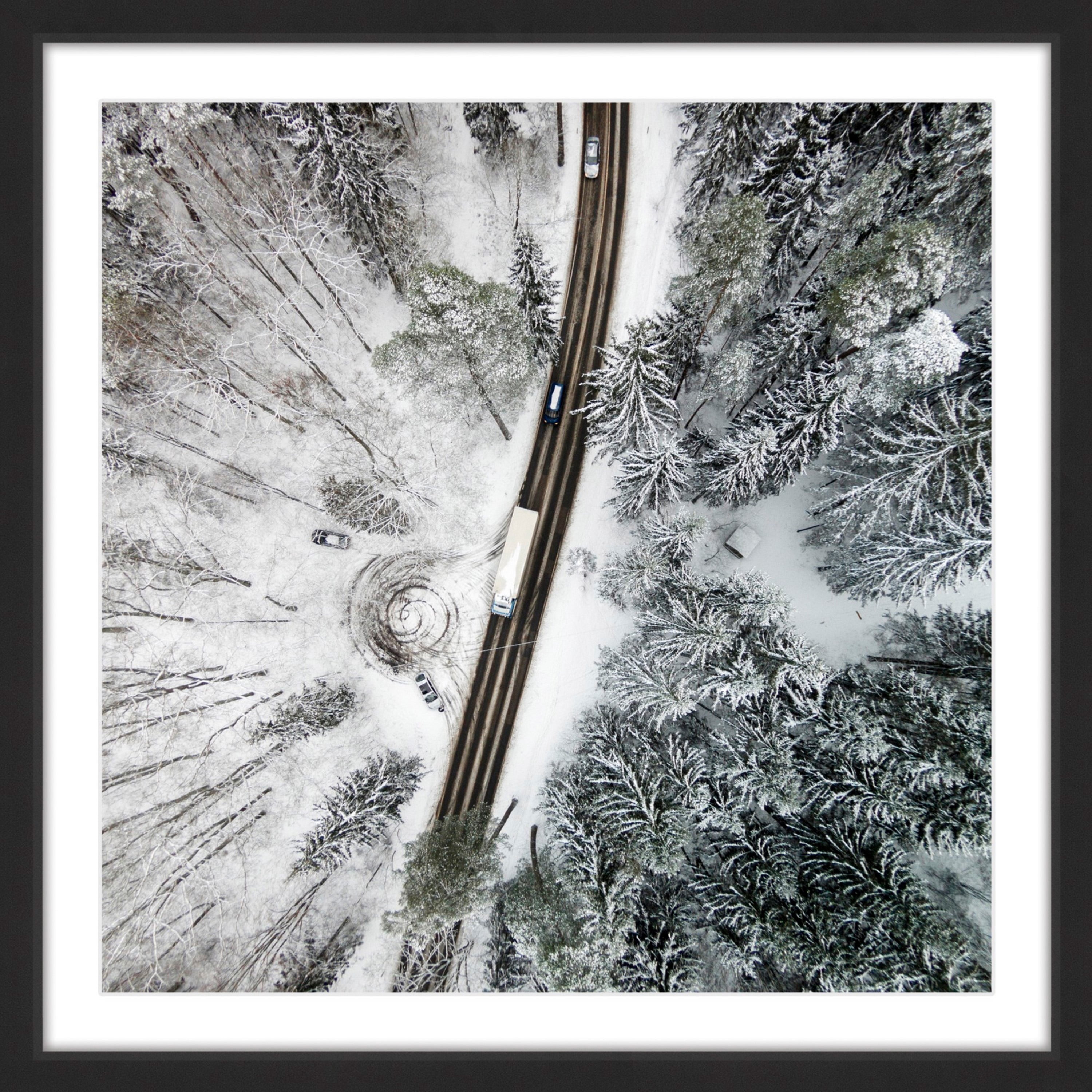 Marmont Hill "White Terrain" by Karolis Janulis Framed Painting Print
