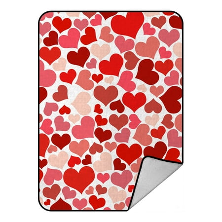 GCKG Valentine's Day Gift Pattern Fleece Blanket Crystal Velvet Cool Fleece Blanket Pattern GCKG Valentine's Day Gift Pattern Fleece Blanket Crystal Velvet Cool Fleece Blanket Pattern