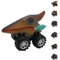 thumbnail image 2 of pitrice Unique Design Car Dinosaur Pattern Toy Model Pullback Mini Toy Car Birthday Gift Collectible Kids Simulated Toy Niulong, 2 of 6