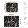 thumbnail image 4 of Yayeee Dish Drying Mat for Kitchen Counter 16"x18" Microfiber Absorbent Pad, Dark Flowers Pattern, 4 of 7