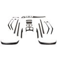 thumbnail image 3 of Car Interior Decor Kits, Clear Texture Interior Decor Frame Cover Carbon Fiber Fade Proof Ultraviolet  18 Pcs  for Car, 3 of 8