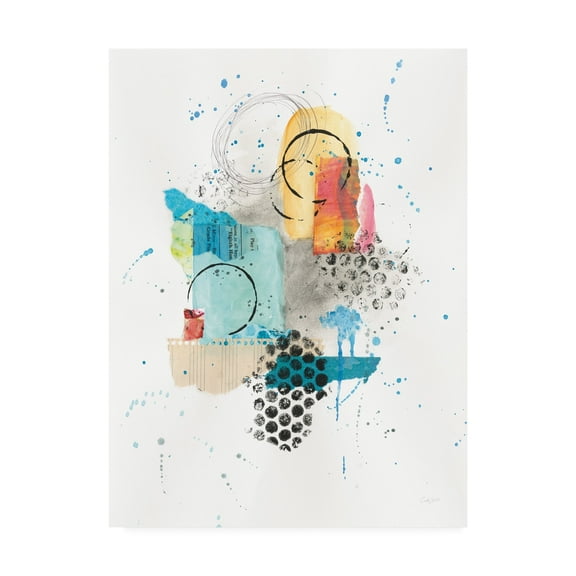Trademark Fine Art 'Abstract Skyline II' Canvas Art by Courtney Prahl