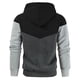 thumbnail image 2 of Sudadera con capucha Colorblock para hombre, deportiva, informal, con capucha, manga larga, Tops, 2 of 3
