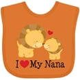 thumbnail image 3 of Inktastic I Love My Nana Boys or Girls Baby Bib, 3 of 4