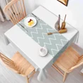 thumbnail image 5 of Tchckioa Tablecloth for Restaurant Decor,60x60 Inch Square Stain Proof Table Cloth Cover,Wave Lines, 5 of 6