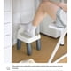 thumbnail image 3 of Advancent Recepción Ergonómico Reposapiés Adultos Debajo del escritorio Reposapiés Portátil Antideslizante Patas cruzadas Pies Taburete de Conjuntos de muebles de sala de estar Blanco verde, 3 of 6