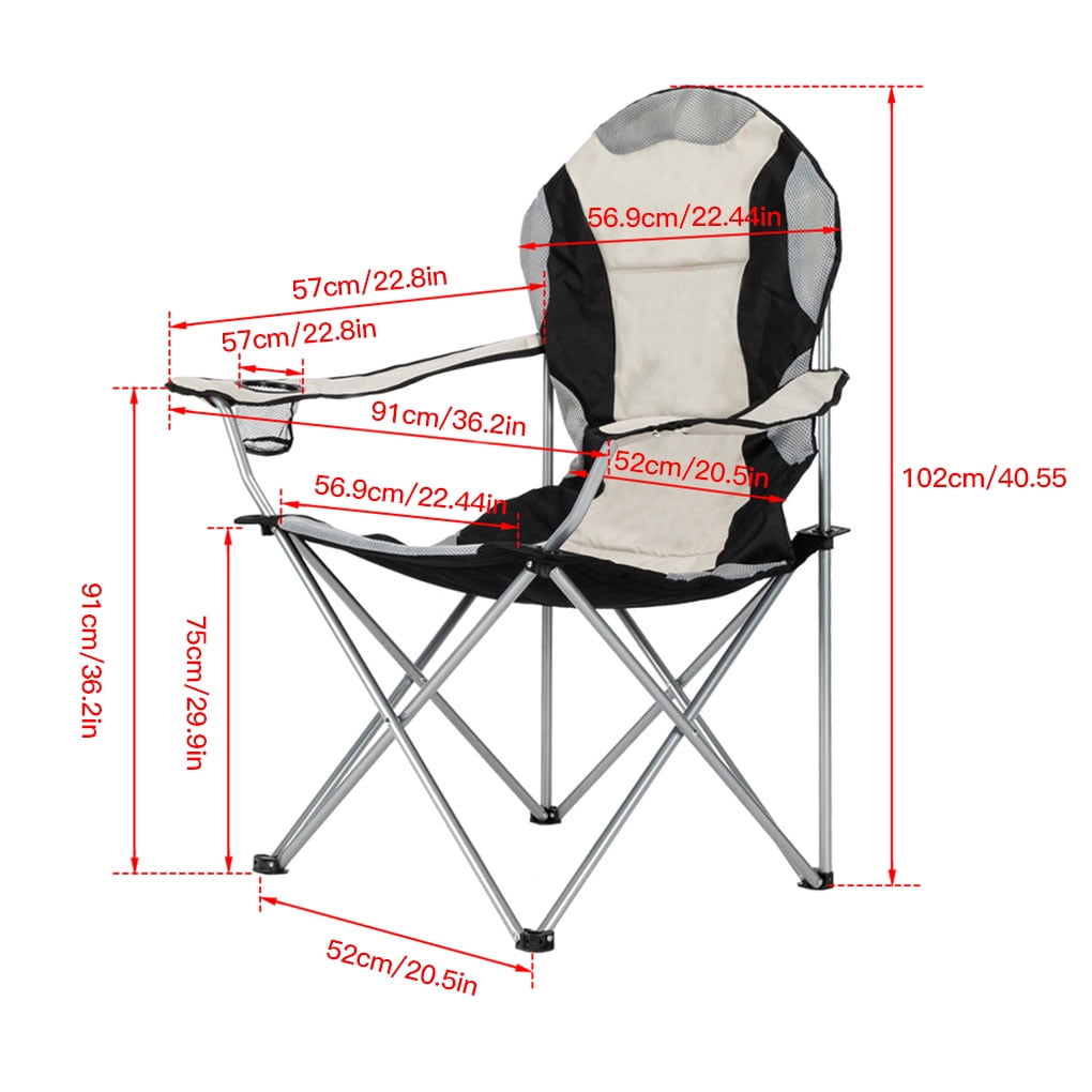 Durable Outdoor Portable Folding Chair Stool Fishing Camping Hiking Picnic Seat 