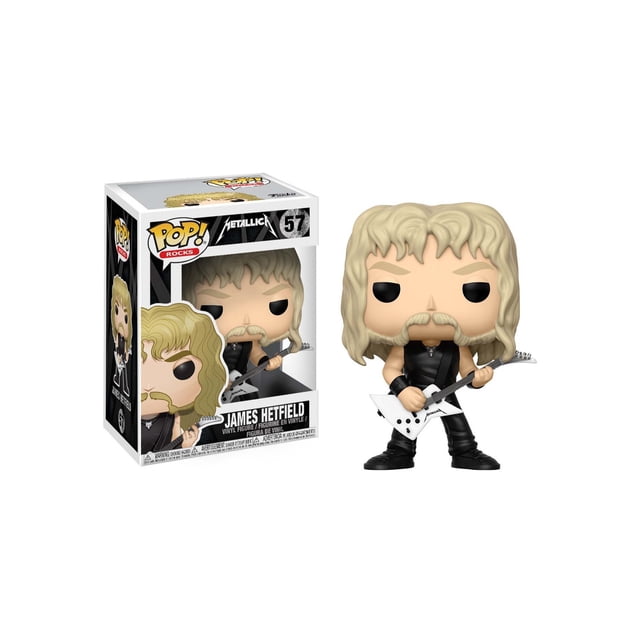 ¡Funko Pop! Rocks: Metallica - Figura coleccionable de James Hetfield, 36 meses a 1200 meses