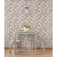 thumbnail image 4 of Brewster Jomax Grey Warehouse Brick Paste The Wall Non Woven Wallpaper, 20.5-in by 33-ft, 56.4 sq. ft., 4 of 8