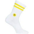 thumbnail image 3 of SockGuy SGX Smiley Socks - 6 inch, White/Yellow, Large/X-Large, 3 of 4